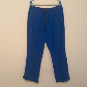 Koi flare leg scrub pants, royal blue, 2XL